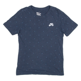 NIKE SB Athletic Cut Mens T-Shirt Blue S