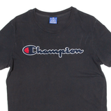 CHAMPION Womens T-Shirt Black S