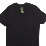 POLO RALPH LAUREN Mens T-Shirt Black V-Neck S