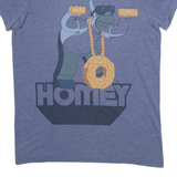 THE SIMPSONS Womens T-Shirt Blue S