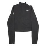 THE NORTH FACE Womens T-Shirt Black Long Sleeve 1/4 Zip M