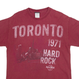 HARD ROCK CAFE Toronto Womens T-Shirt Red 90s M