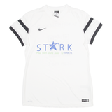 NIKE Mens T-Shirt White V-Neck M