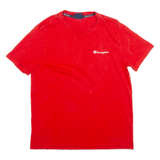 CHAMPION Mens T-Shirt Red S