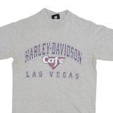 HARLEY DAVIDSON Womens T-Shirt Grey USA XXS