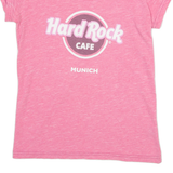 HARD ROCK CAFE Munich Womens T-Shirt Pink XXS