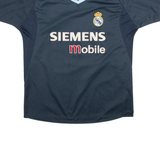 FC 03/04 Real Madrid Football Shirt Mens T-Shirt Blue M