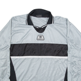 PRIMATO Mens T-Shirt Blue Long Sleeve Collared XL