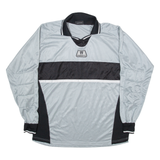 PRIMATO Mens T-Shirt Blue Long Sleeve Collared XL