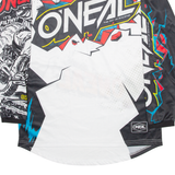 O'NEAL MX Mens T-Shirt White Long Sleeve M