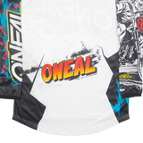 O'NEAL MX Mens T-Shirt White Long Sleeve M