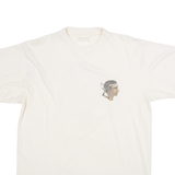 Mens T-Shirt Beige M