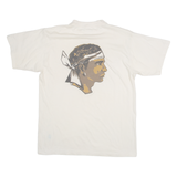 Mens T-Shirt Beige M