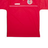 GARMAN Mens T-Shirt Red V-Neck 2XL