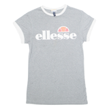 ELLESSE Womens T-Shirt Grey S