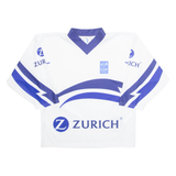 ZURICH Ice Hockey Mens T-Shirt White V-Neck S