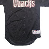 MAJESTIC D-backs Mens Football Shirt T-Shirt Black USA S