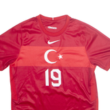 NIKE Turkiyem Mens Football Shirt T-Shirt Red M