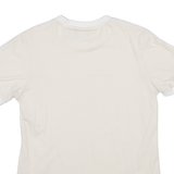 ADIDAS Womens T-Shirt Cream UK 12