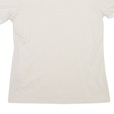 ADIDAS Womens T-Shirt Cream UK 12