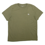 CALVIN KLEIN JEANS Mens T-Shirt Green M