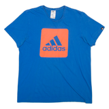 ADIDAS Mens T-Shirt Blue M