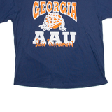 RUSSELL AUTHENTIC Georgia AAU State Tournament Womens T-Shirt Blue USA XL