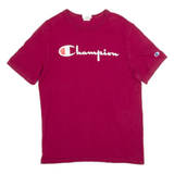 CHAMPION Mens T-Shirt Red M