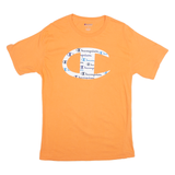 CHAMPION Mens T-Shirt Orange M