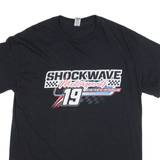GILDAN Shockwave Motorsports Derek Krabs Mens T-Shirt Black M