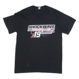 GILDAN Shockwave Motorsports Derek Krabs Mens T-Shirt Black M