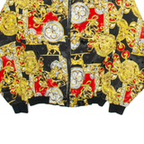 PARAGON Mens Shell Jacket Black Crazy Pattern S