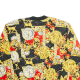 PARAGON Mens Shell Jacket Black Crazy Pattern S