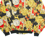 PARAGON Mens Shell Jacket Black Crazy Pattern S