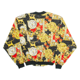 PARAGON Mens Shell Jacket Black Crazy Pattern S