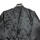 SOFT JACKETS US Navy Mens Bomber Jacket Black Nylon L