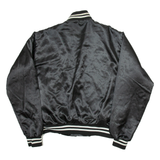 SOFT JACKETS US Navy Mens Bomber Jacket Black Nylon L