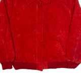 ST JOHNS BAY Mens Jacket Red Leather L