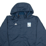 ADIDAS Mammoth Mens Track Jacket Blue Hooded L