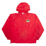 CHAMPION Revolutionary Expression Mens Shell Jacket Red Hooded L