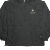 CHAMPION Point Quest Education Mens Shell Jacket Black Hooded L