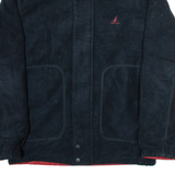 NAUTICA Mens Fleece Jacket Blue L