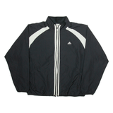 ADIDAS Mens Track Jacket Black L