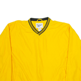 REEBOK Mens Pullover Jacket Yellow 2XL
