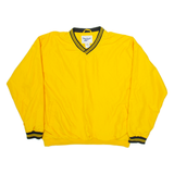 REEBOK Mens Pullover Jacket Yellow 2XL