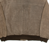 OUTDOOR EXCHANGE Mens Chore Jacket Brown Leather XL