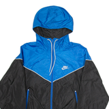 NIKE Mens Track Jacket Black Hooded S