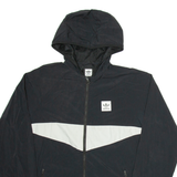 ADIDAS Mens Track Jacket Black Hooded M