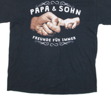 GILDAN Papa & Sohn Mens T-Shirt Black L