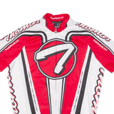 THOEMUS Full Zip Cycling Jersey Mens Jersey Red 3XL